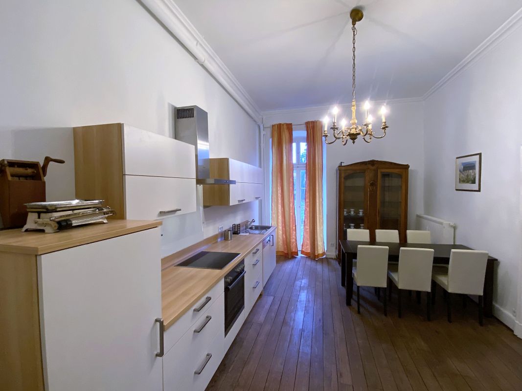 Küche der Ferienwohnung Hesse von Hilbringen